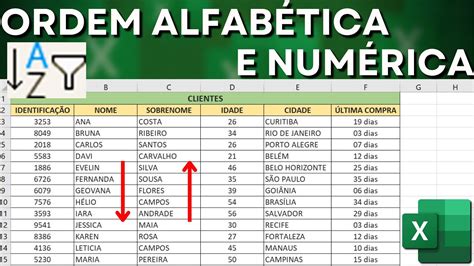 organizar por ordem alfabetica excel - formula excel para ordem alfabética